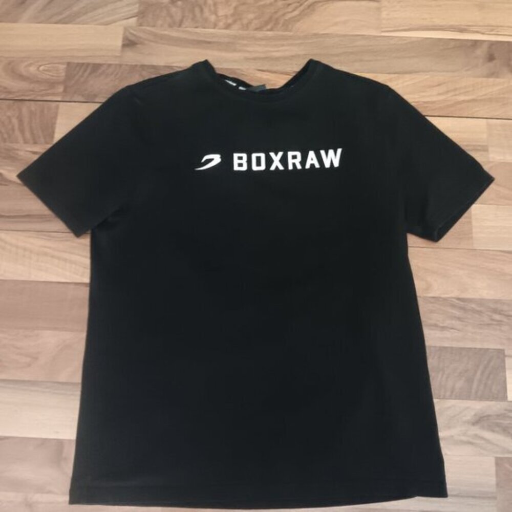 BoxRaw Black A.B.C. T-Shirt Size Small‎ Euc